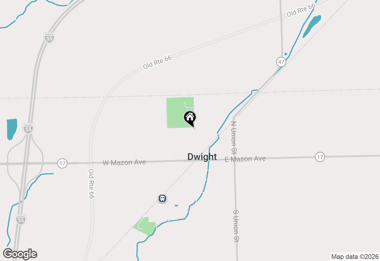 Map of 123 E North Street, Dwight, IL 60420