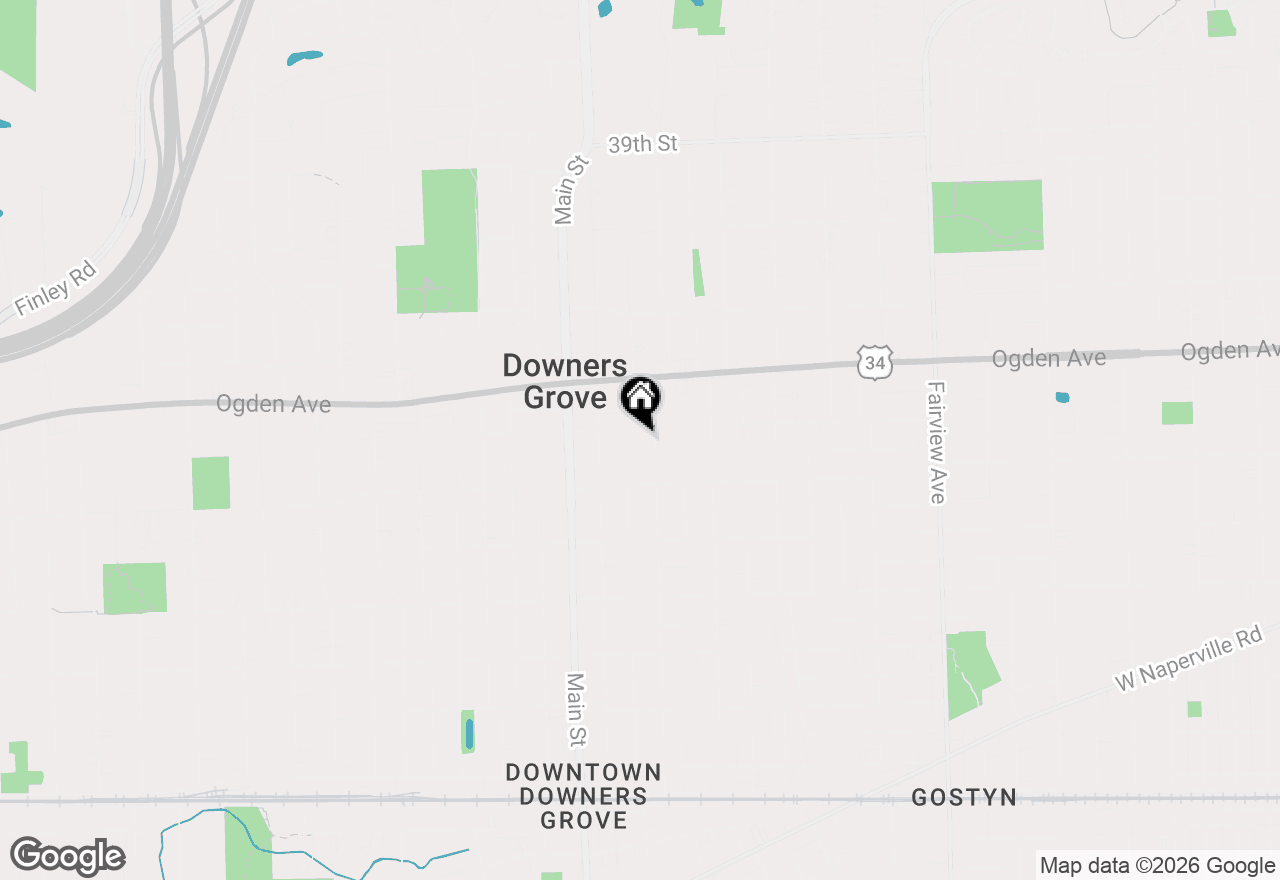Map of 4408 Washington Street, Downers Grove, IL 60515