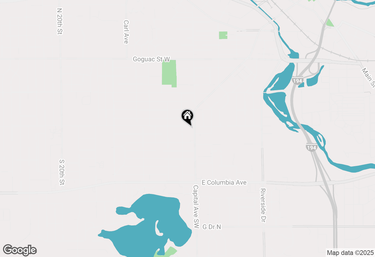 Map of 127 W Territorial Road, Battle Creek, MI 49015