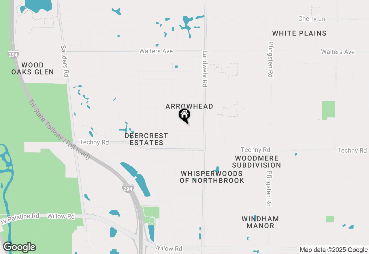 Map of 3324 Lakeside Avenue, Northbrook, IL 60062