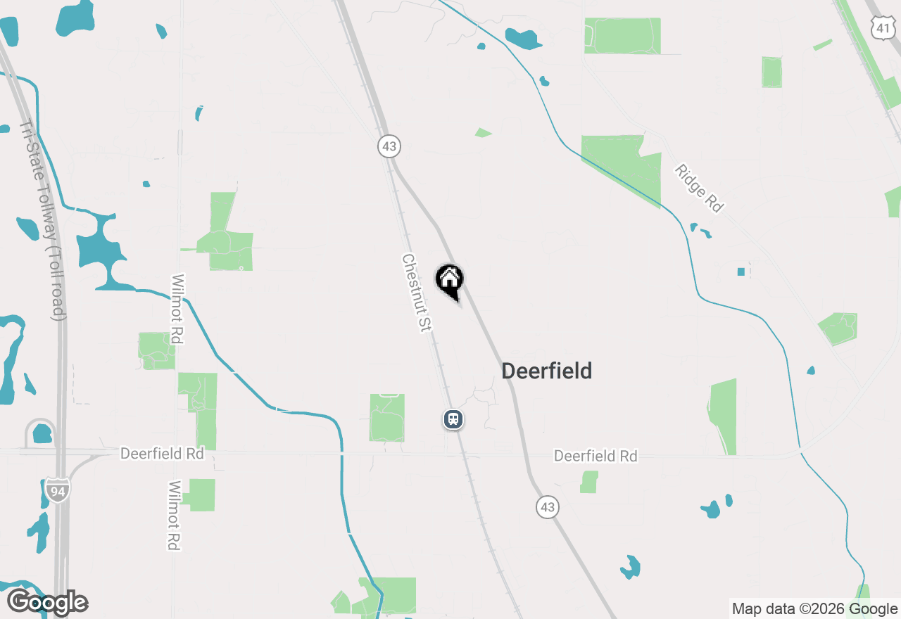 Map of 908 Fairoaks Avenue, Deerfield, IL 60015