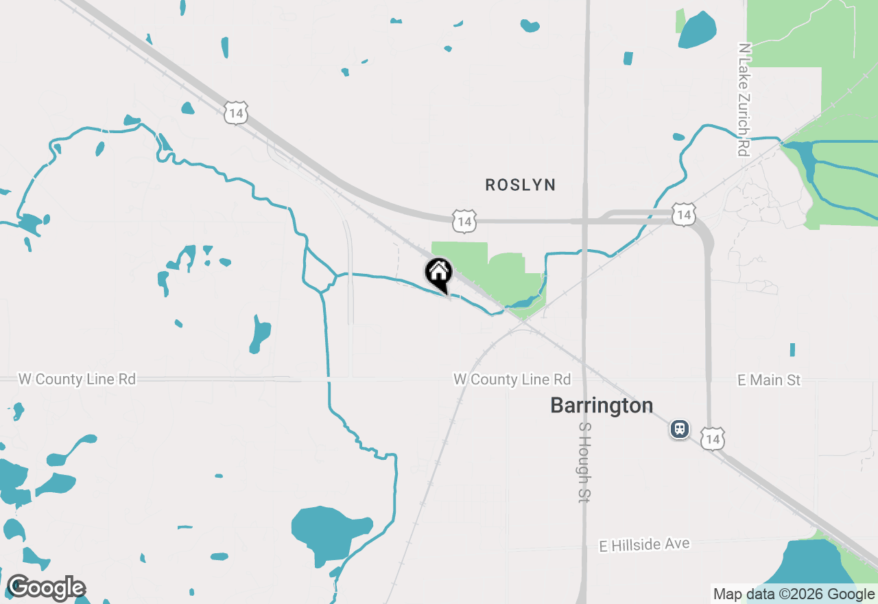 Map of 243 N Hager Street, Barrington, IL 60010