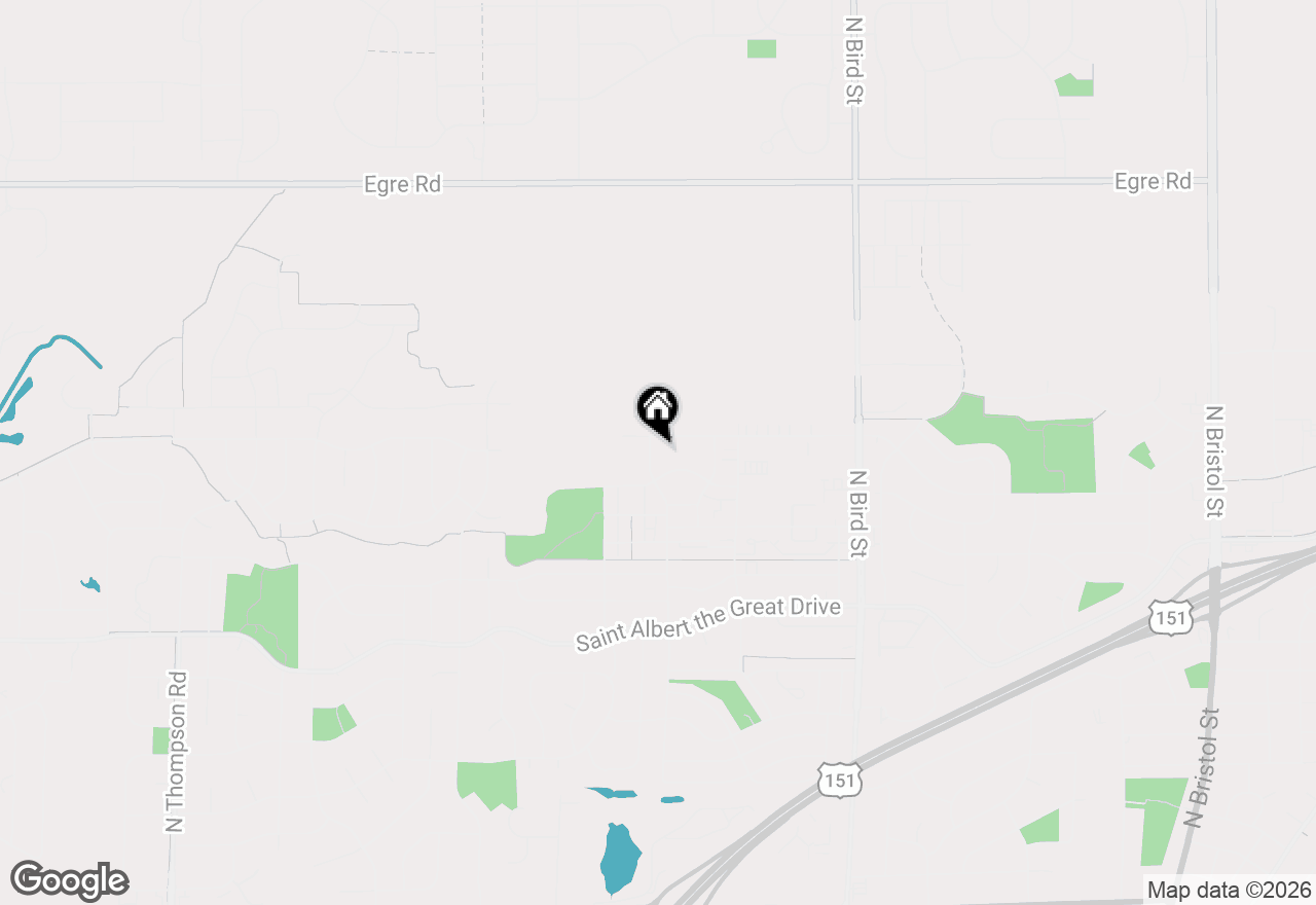 Map of 1381 N Pine Street, Sun Prairie, WI 53590