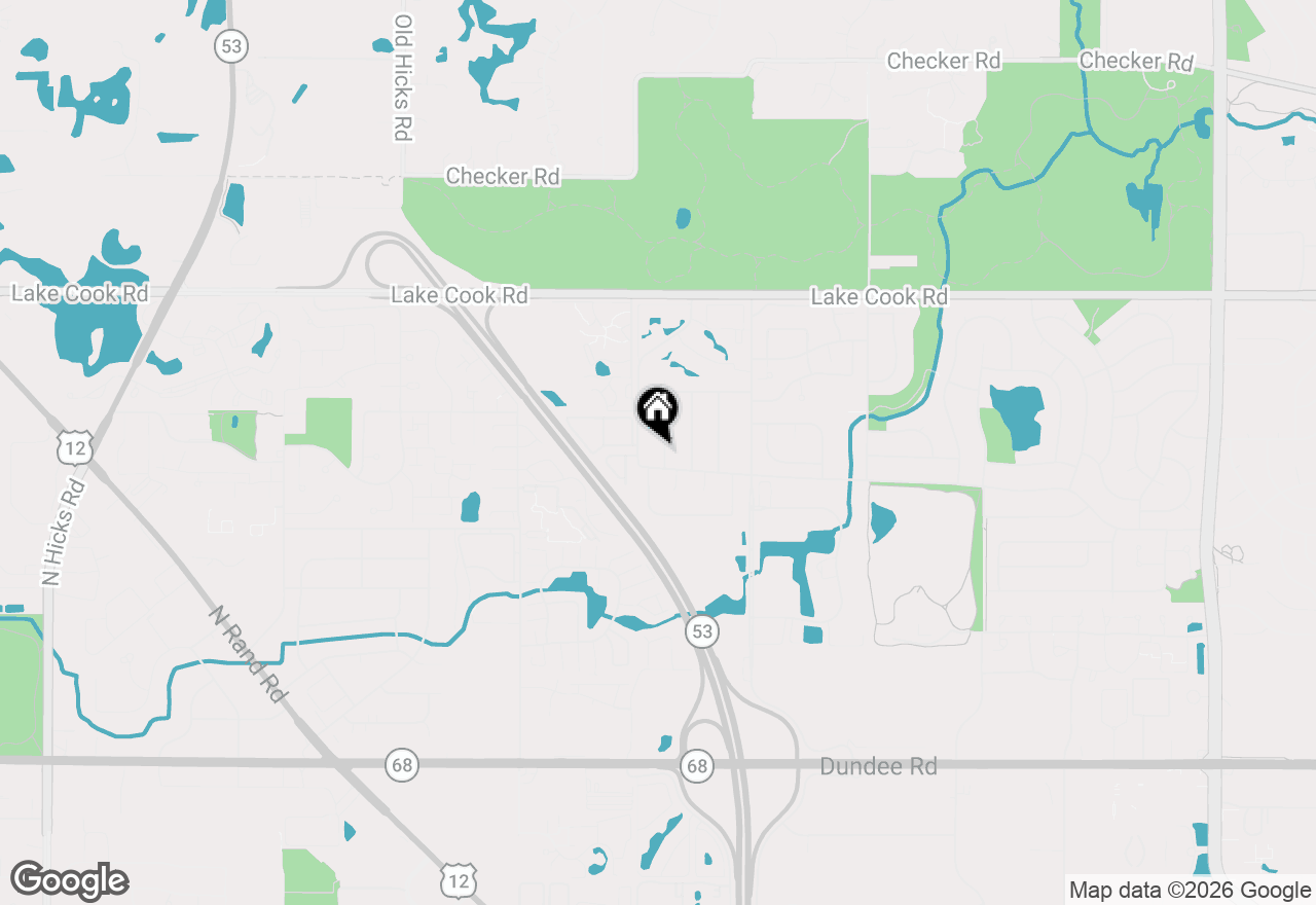 Map of 3918 N Galesburg Avenue, Arlington Heights, IL 60004