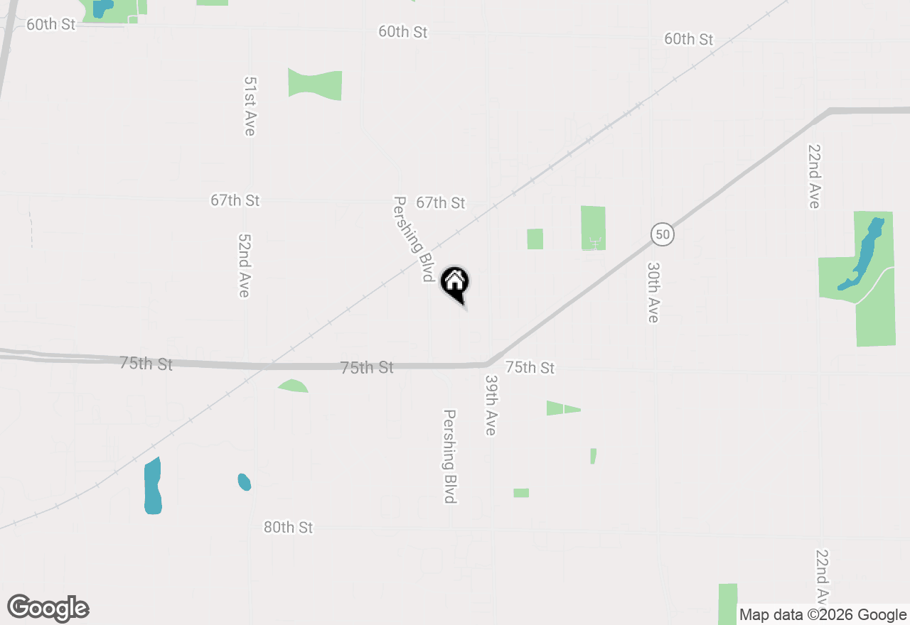 Map of 7205 41st Ave, Kenosha, WI 53142