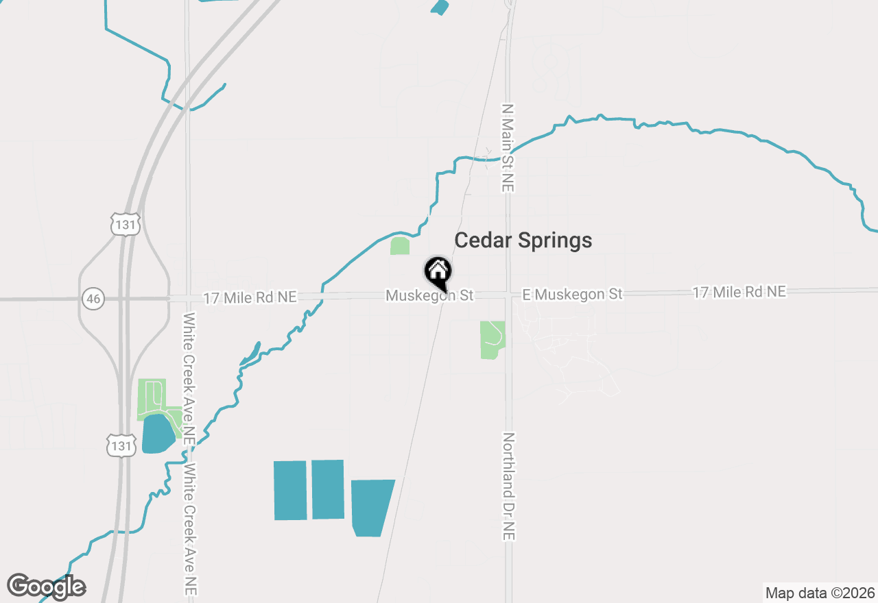 Map of 178 W Muskegon Street Ne, Cedar Springs, MI 49319