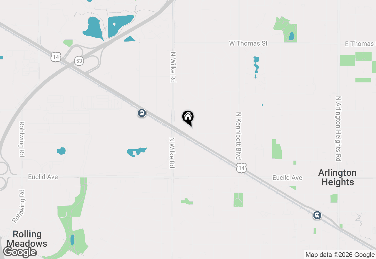 Map of 912 N Chicago Avenue, Arlington Heights, IL 60004