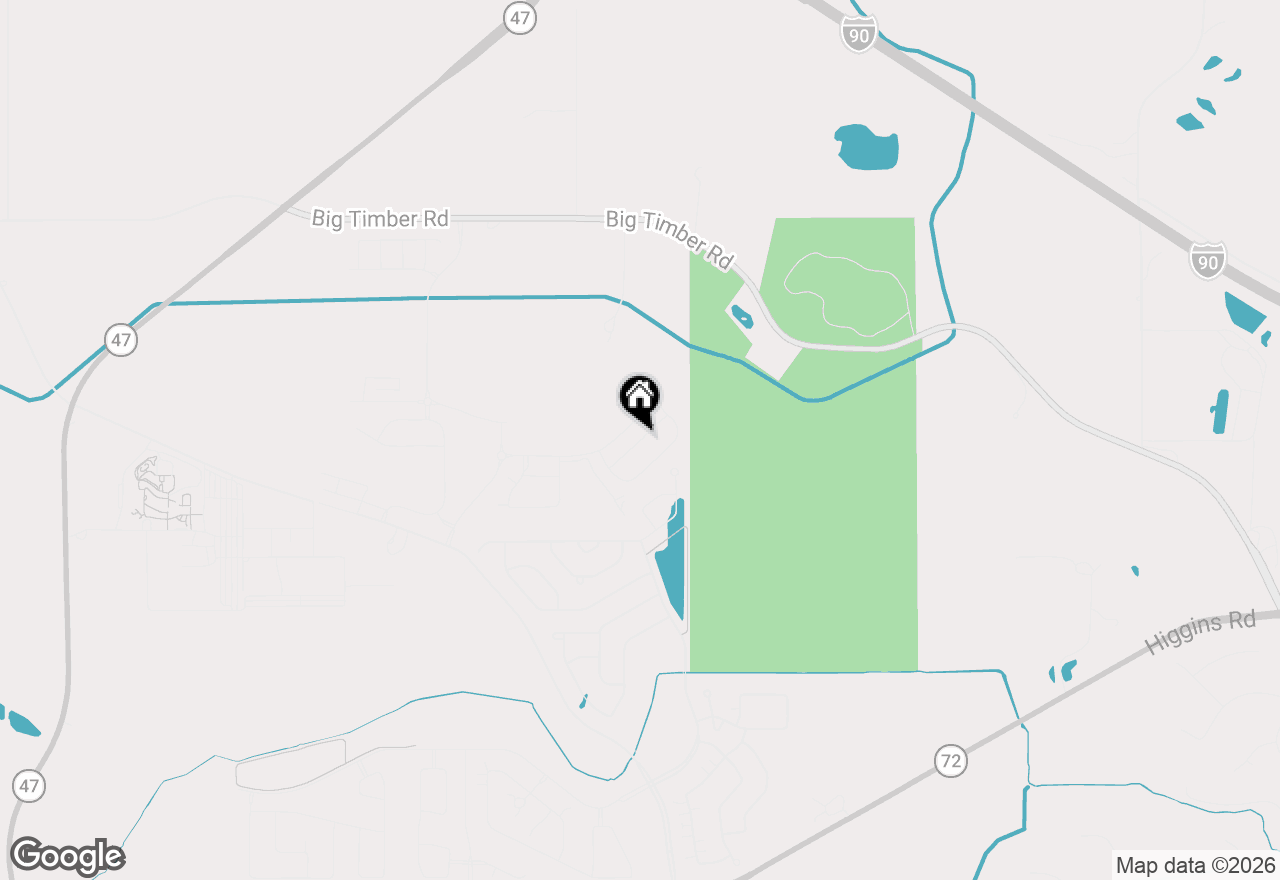 Map of 799 Mesa Lane, Pingree Grove, IL 60140