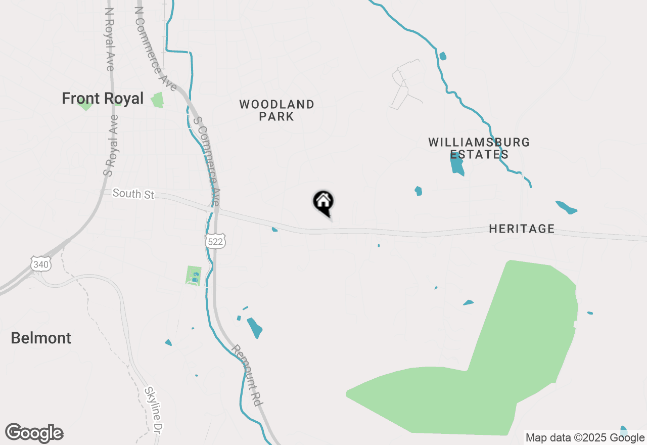 Map of 152 Richmond Road, Front Royal, VA 22630