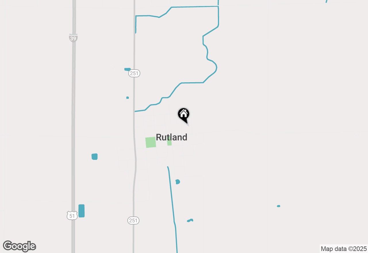 Map of 203 E Chestnut Street, Rutland, IL 61358