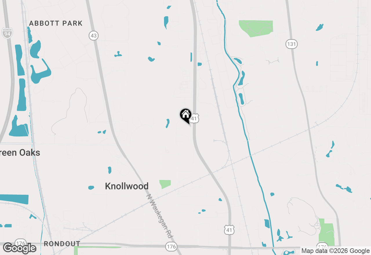 Map of 29644 N Birch Avenue, Lake Bluff, IL 60044