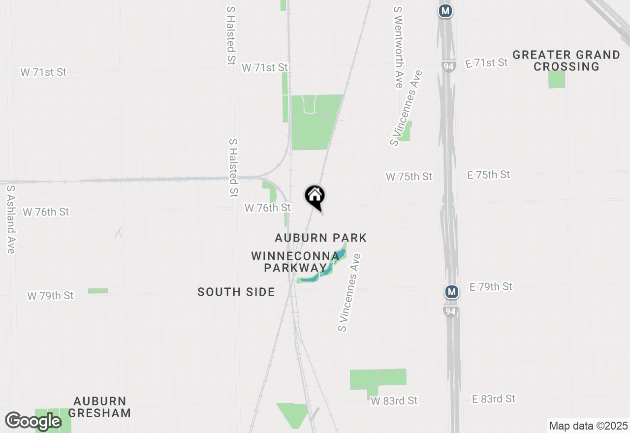 Map of 7620 S Normal Avenue, Chicago, IL 60620