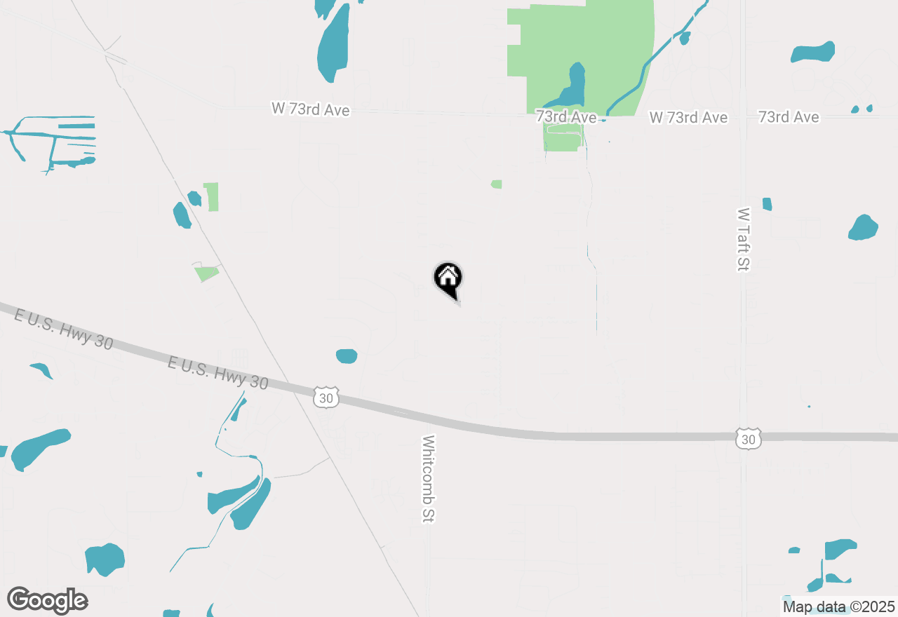 Map of 3737 W 77th Place, Merrillville, IN 46410