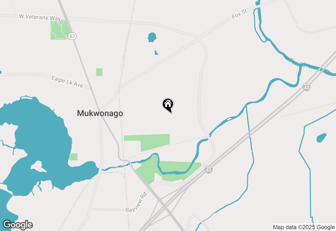 Map of 642 Small Farm Rd, Mukwonago, WI 53149