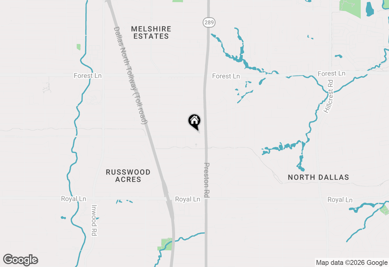 Map of 5949 Northaven Road, Dallas, TX 75230