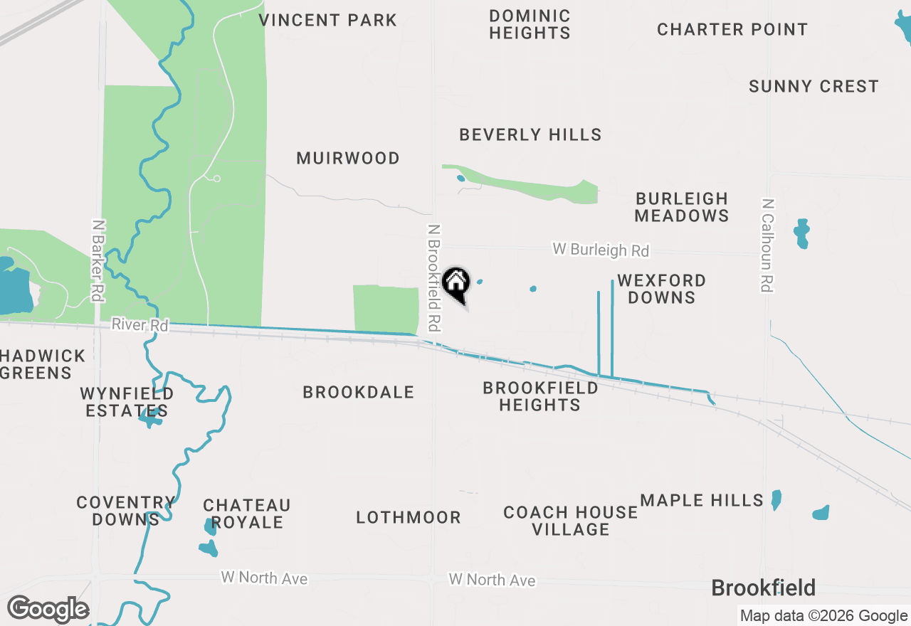 Map of 2945 N 186th St, Brookfield, WI 53045