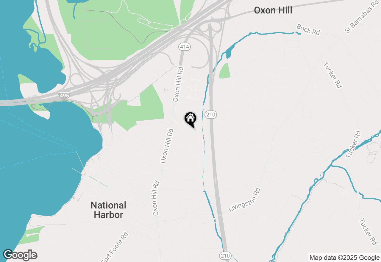 Map of 7304 Cloverdale Drive, Oxon Hill, MD 20745