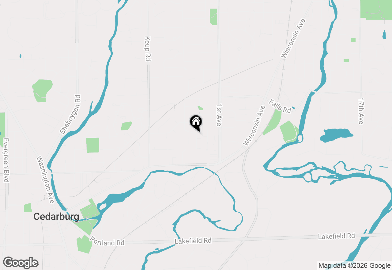 Map of 2050 Pine Ridge Ct #D, Grafton, WI 53024
