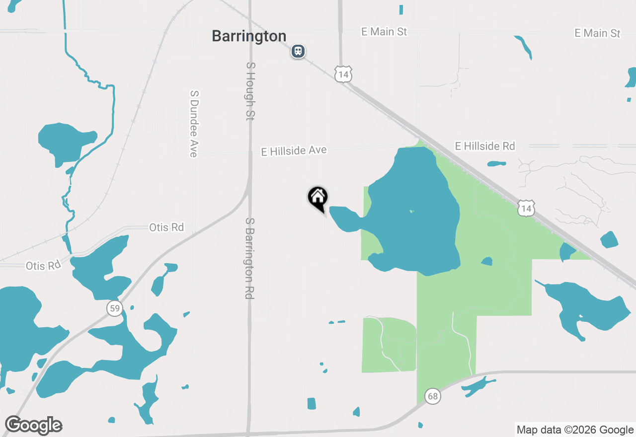 Map of (Address confidential), Barrington, Illinois 60010