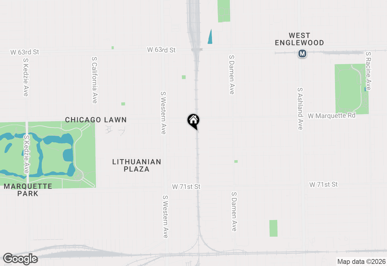 Map of 6755 S Bell Avenue, Chicago, IL 60636