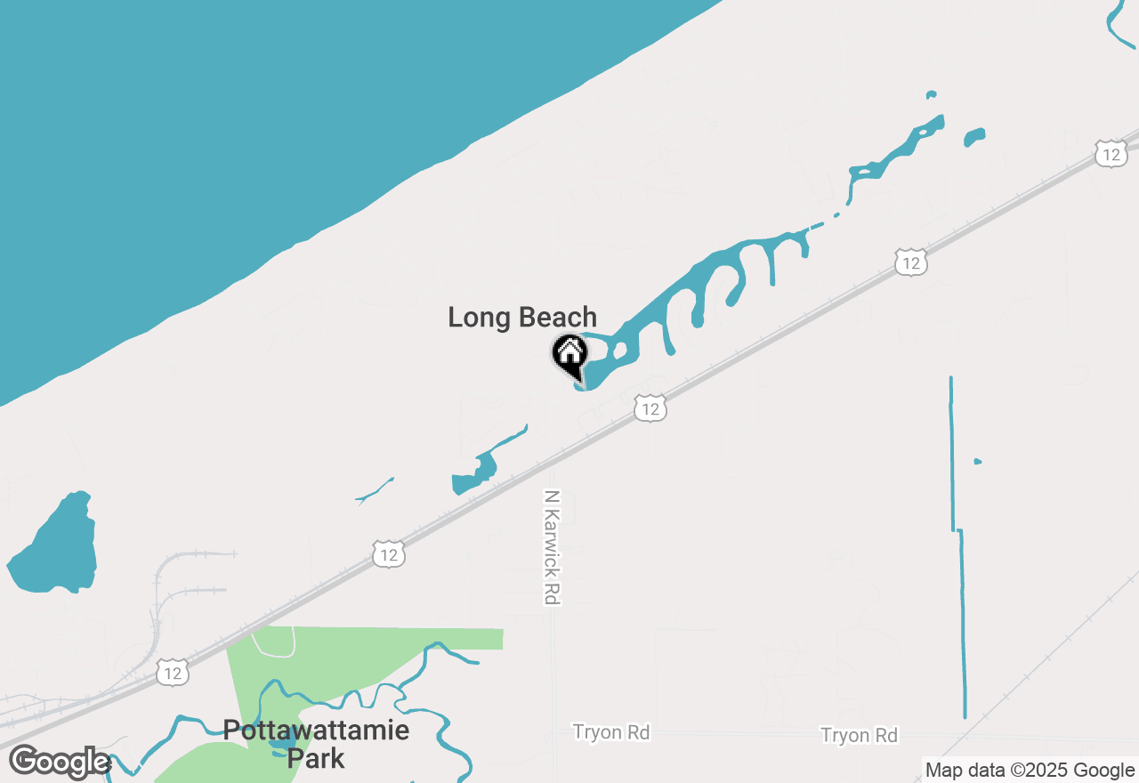 Map of 2241 Island Drive, Michigan City, IN 46360