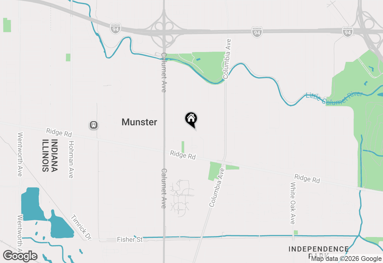 Map of 8210 Tapper Avenue, Munster, IN 46321