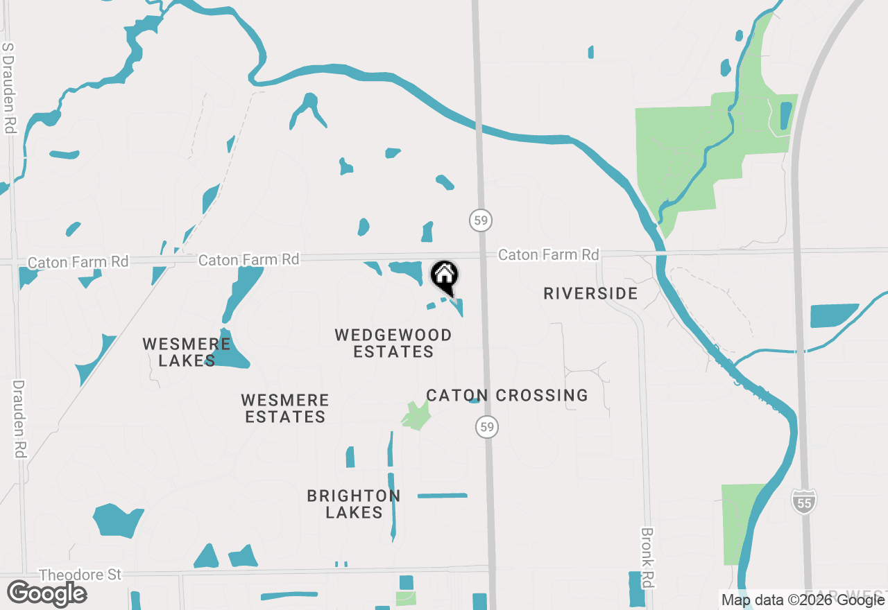 Map of 2216 Olde Mill Road, Plainfield, IL 60586