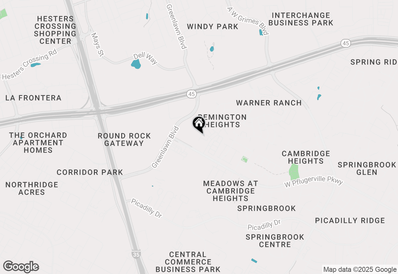 Map of 17416 Torneo Dr, Round Rock, TX 78664
