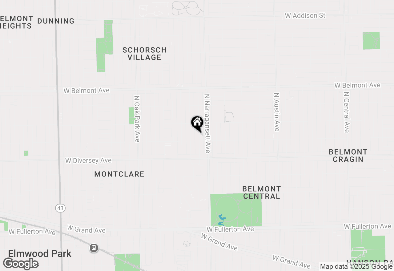 Map of 2916 N Nagle Avenue, Chicago, IL 60634