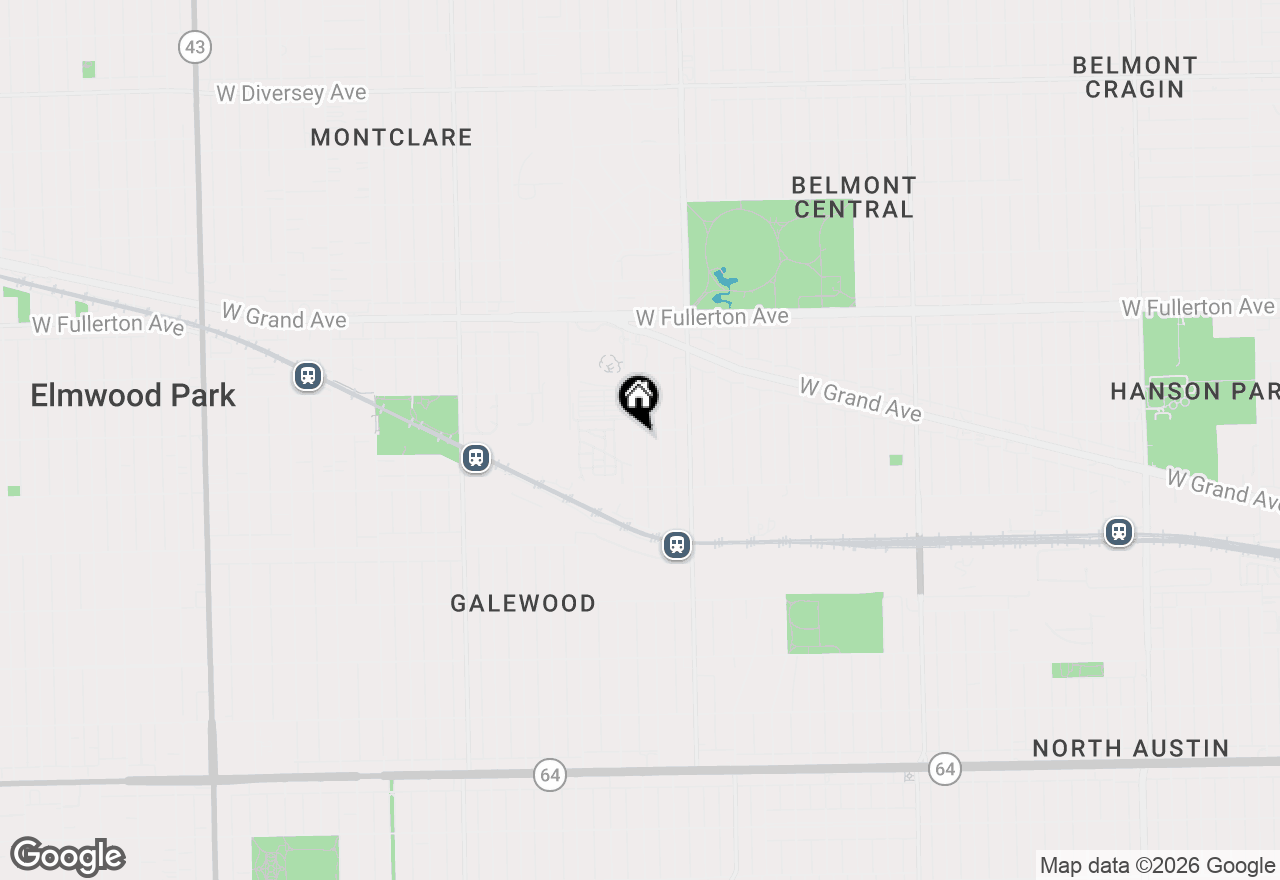 Map of 2151 N Natchez Avenue, Chicago, IL 60707