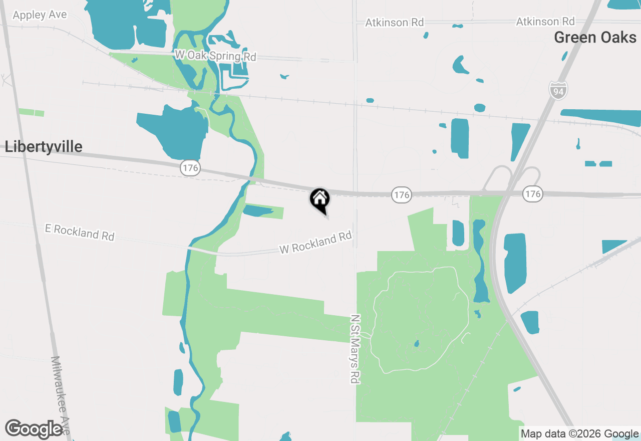 Map of 1211 Ashbury Lane, Libertyville, IL 60048