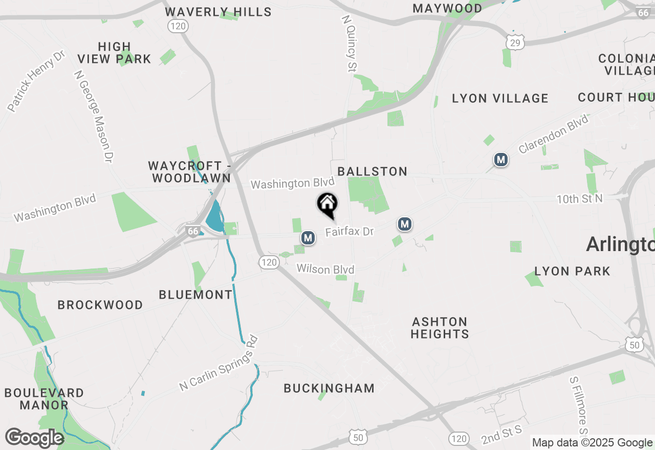 Map of 1000 N Randolph Street #102, Arlington, VA 22201