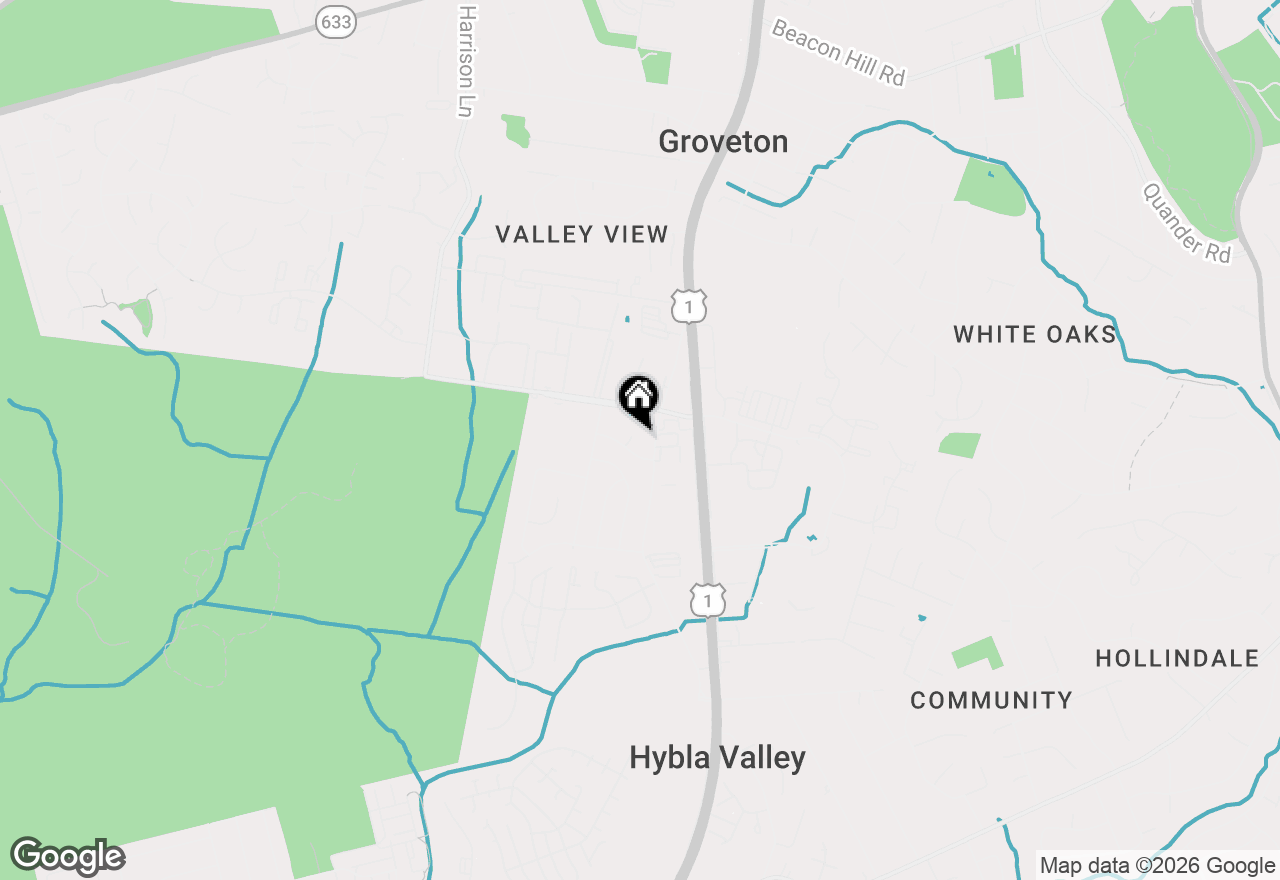 Map of 7309 Piper Court, Alexandria, VA 22306