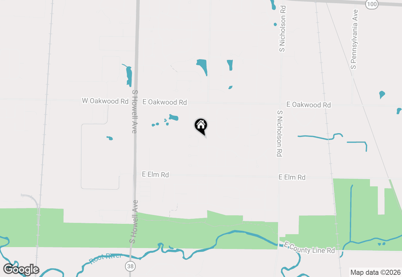 Map of 10500 S Jessica Dr, Oak Creek, WI 53154