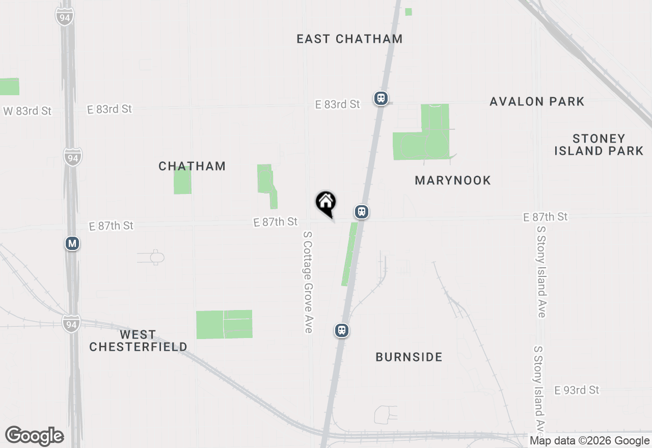 Map of 835 E 87th Street, Chicago, IL 60619