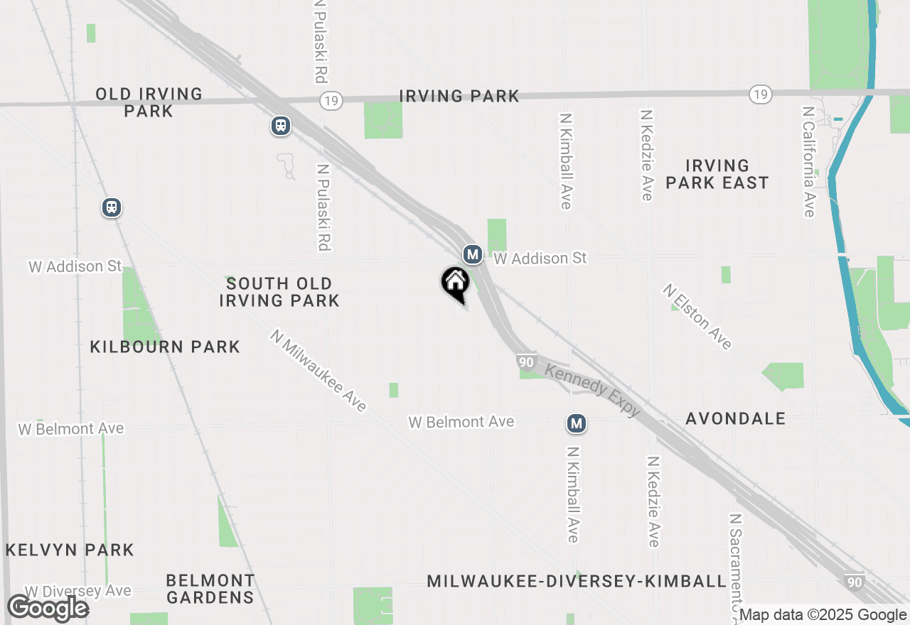 Map of 3649 W Cornelia Avenue #C, Chicago, IL 60618
