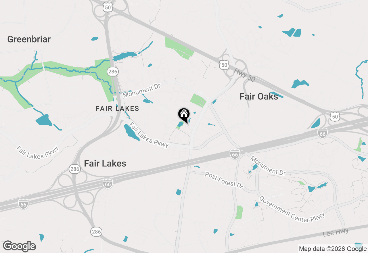 Map of 4200 Mozart Brigade Lane #N, Fairfax, VA 22033
