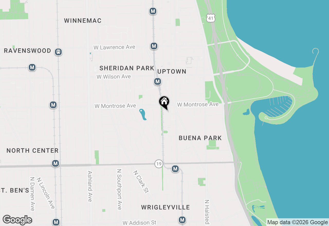 Map of 4332 N Kenmore Avenue, Chicago, IL 60613