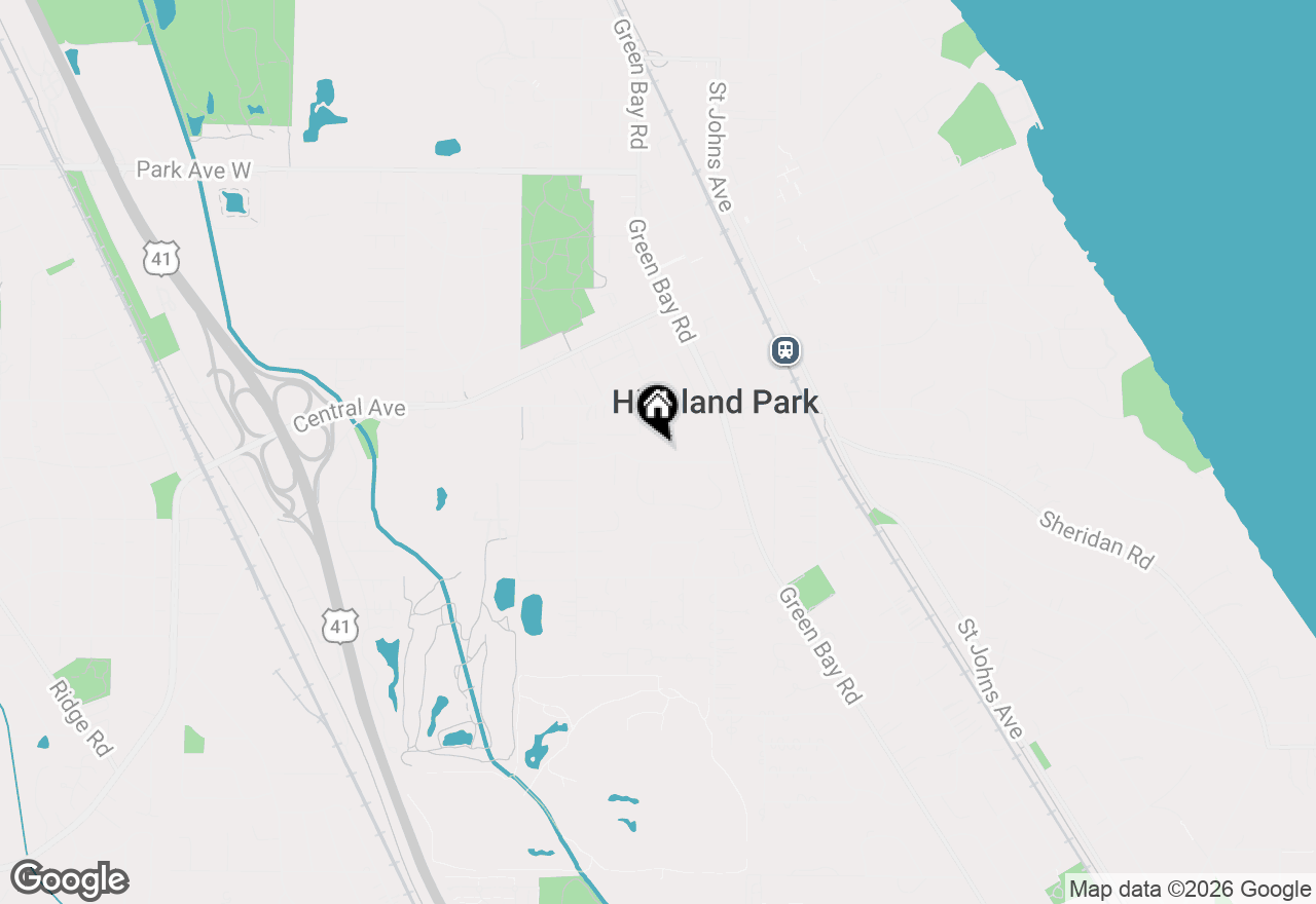 Map of 843 Kimball Road, Highland Park, IL 60035