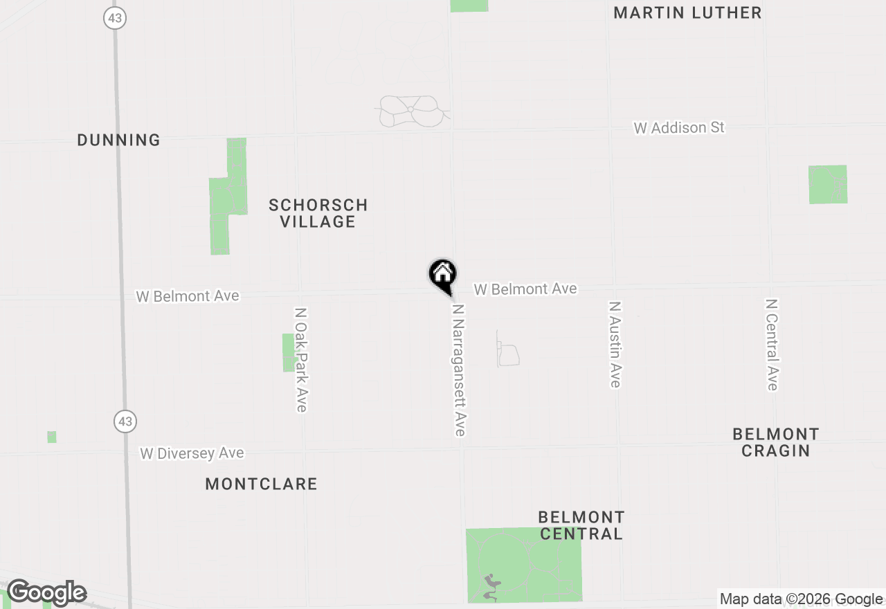 Map of 3141 N Nagle Avenue, Chicago, IL 60634