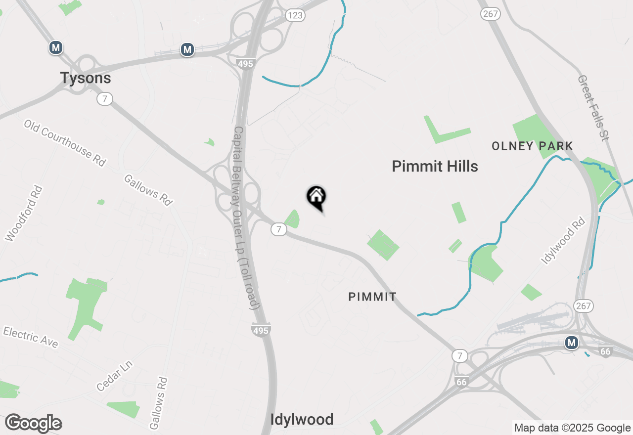 Map of 2020 Nordlie Place, Falls Church, VA 22043
