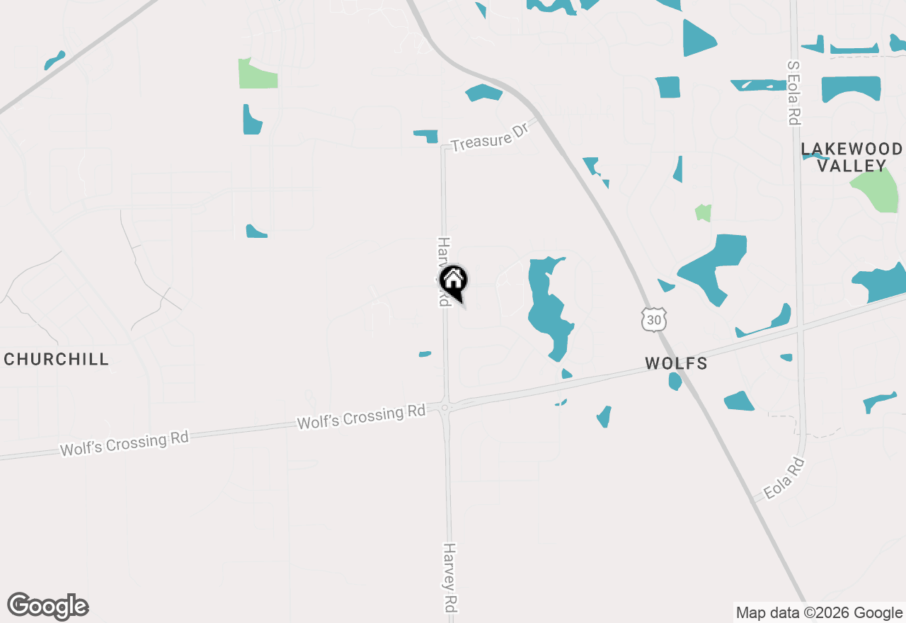 Map of 159 Chapin Way, Oswego, IL 60543