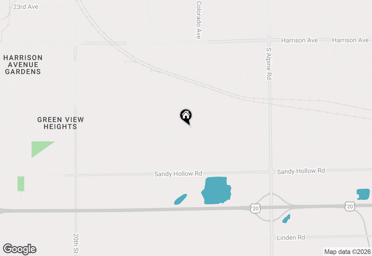 Map of 2822 Norway Pine Road, Rockford, IL 61109