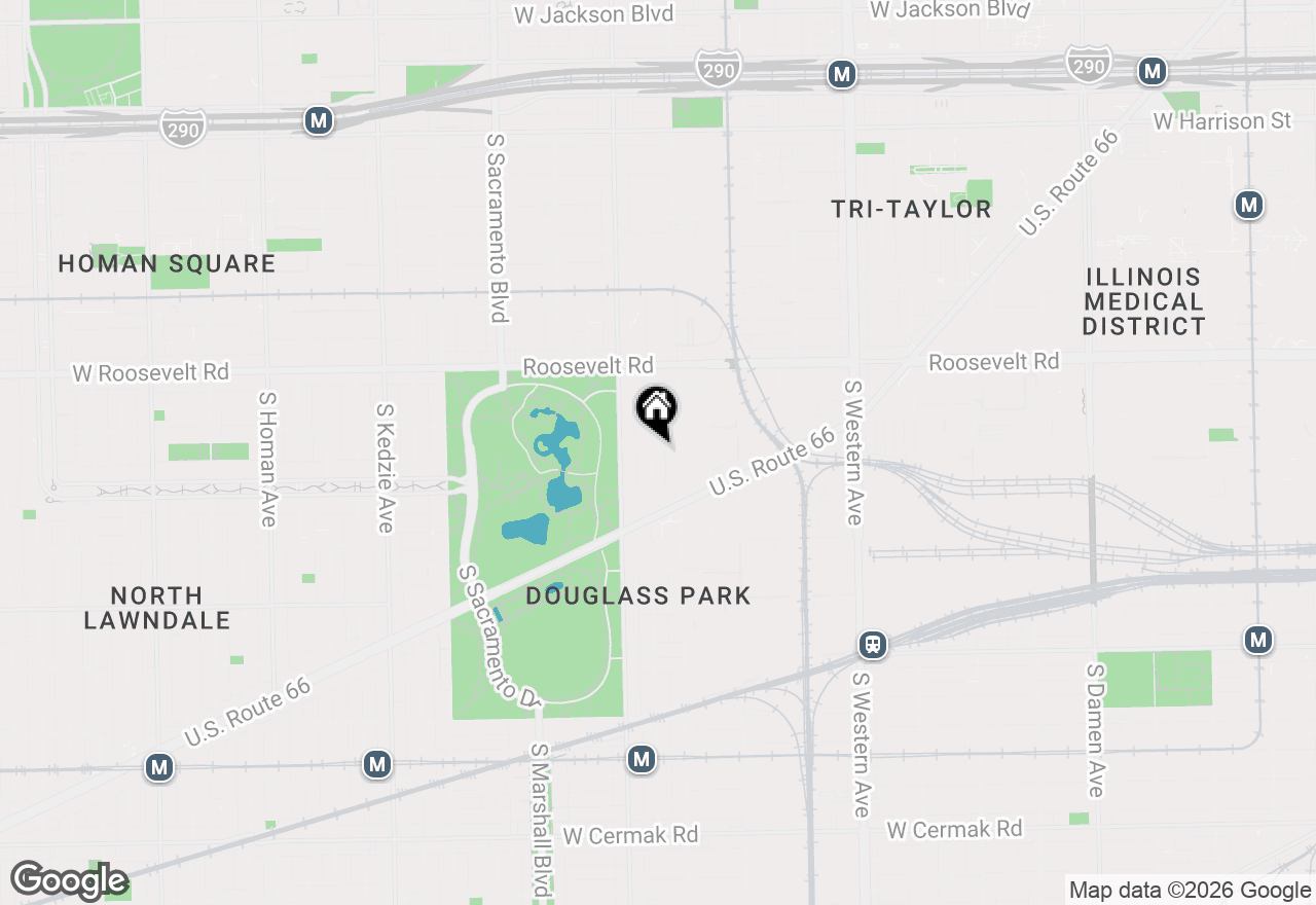 Map of 1331 S Fairfield Avenue, Chicago, IL 60608