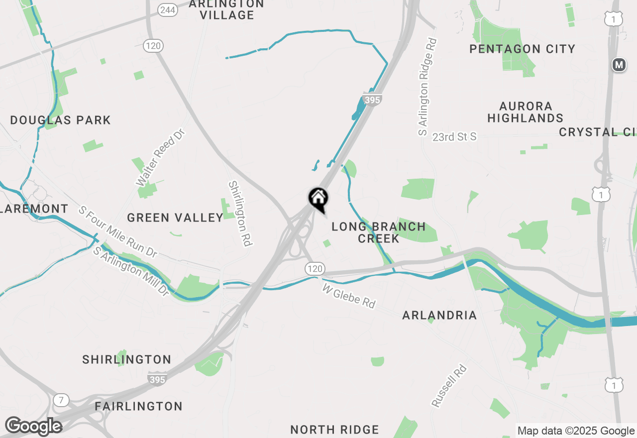 Map of 2465 Army Navy Drive #1-215, Arlington, VA 22206