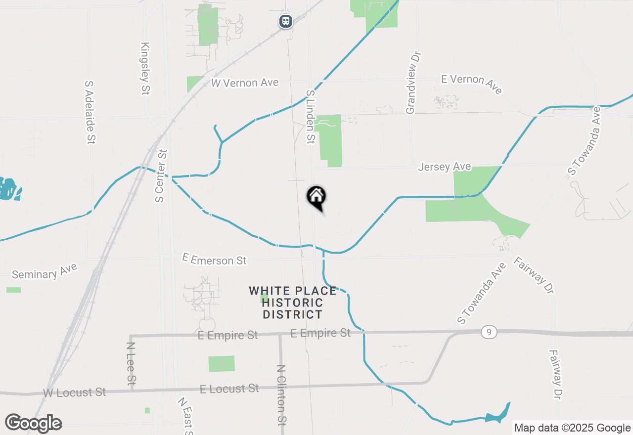 Map of 1310 S Linden Street, Normal, IL 61761