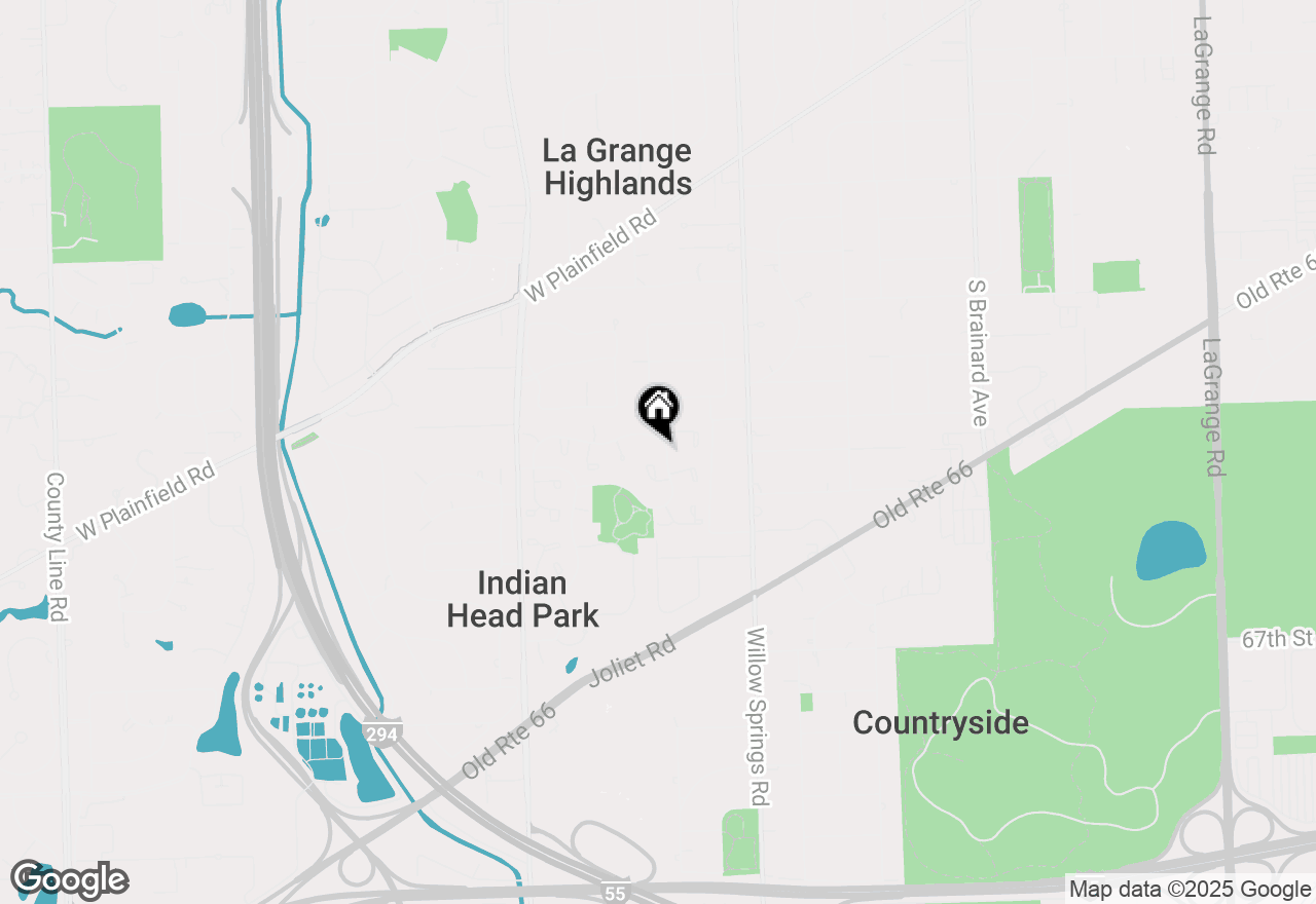 Map of 164 Cascade Drive, Indian Head Park, IL 60525