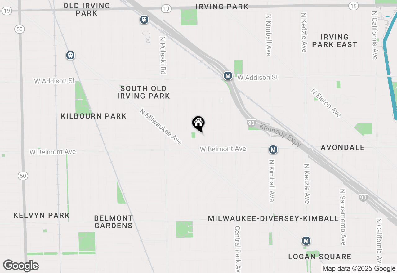 Map of 3244 N Hamlin Avenue, Chicago, IL 60618