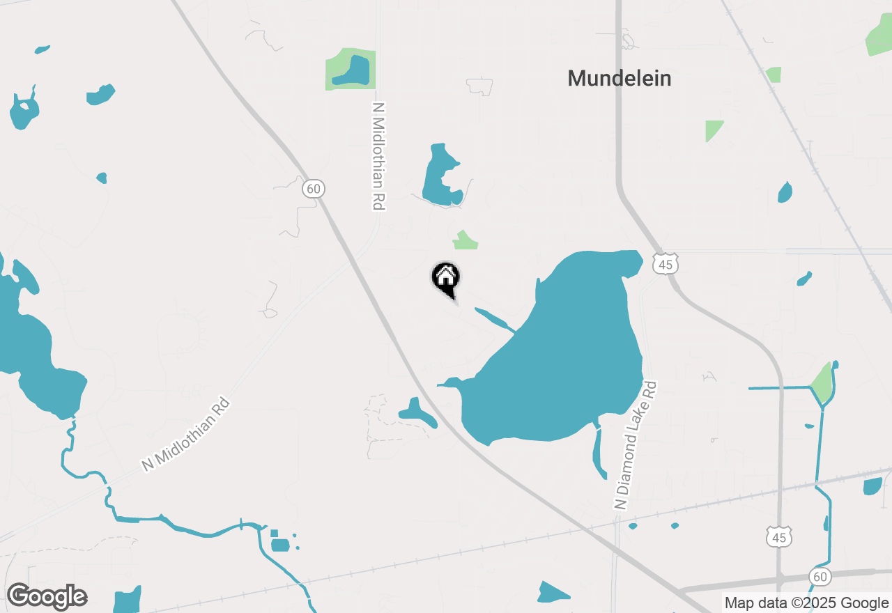 Map of 19553 W West Shore Drive, Mundelein, IL 60060