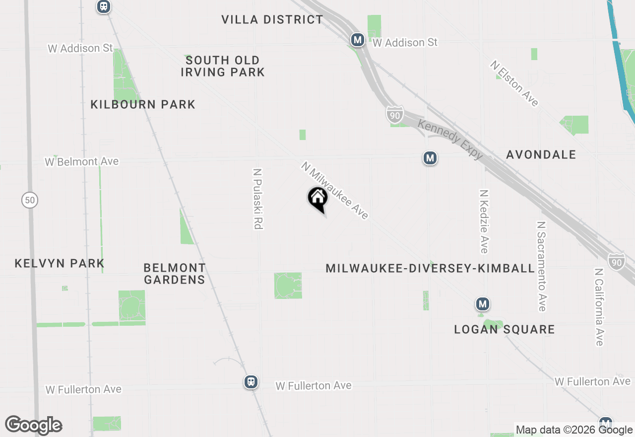 Map of 2953 N Hamlin Avenue, Chicago, IL 60618
